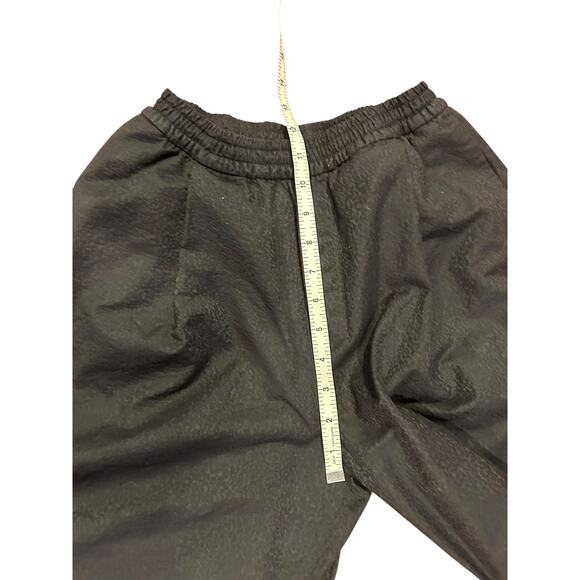 LULULEMON Lab Jacquard Leopard Print Black Wide Leg Pants Womens Size XS 0 - Picture 5 of 11